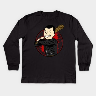 Hi im Negan Kids Long Sleeve T-Shirt